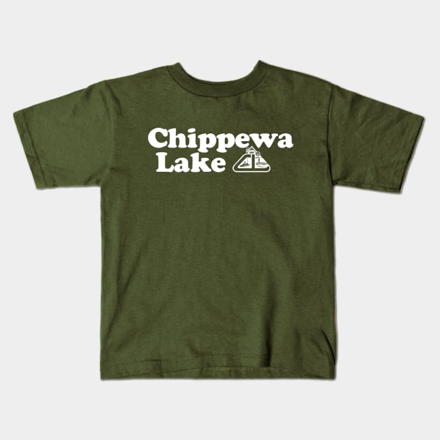 Chippewa Lake Park Kids T-Shirt by carcinojen